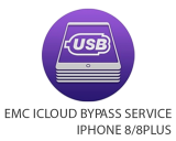 EMC Tool iCloud Bypass MEID/GSM iPhone 8/8Plus